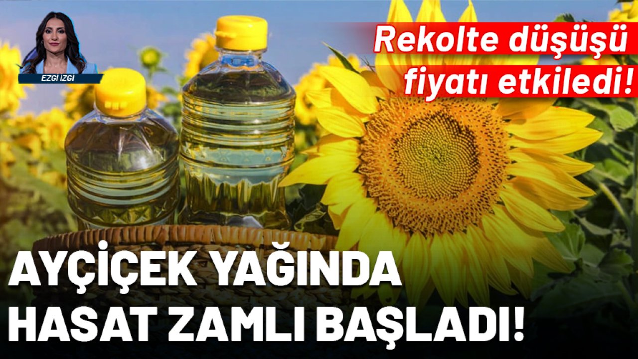 Ayçiçek yağında hasat zamlı başladı: Rekolte düşüşü fiyatı etkiledi!