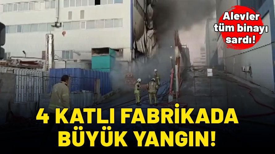 İstanbul'da korkutan yangın: Duman birçok ilçeden görüldü, tüm binayı sardı