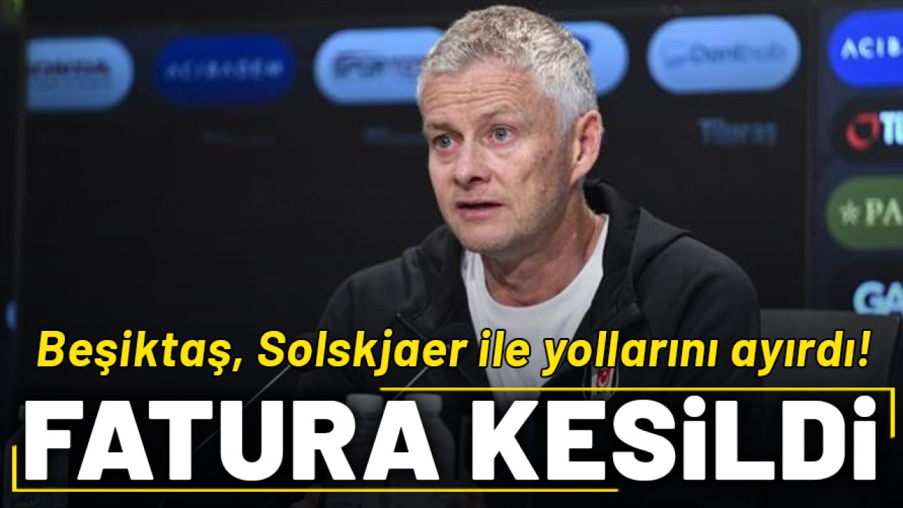 Beşiktaş, Lausanne mağlubiyeti sonrası Solskjaer'le yolları ayırdı!
