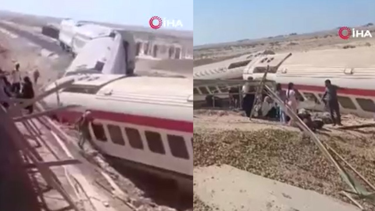 Mısır'da tren kazası: Çok sayıda ölü ve yaralı var!