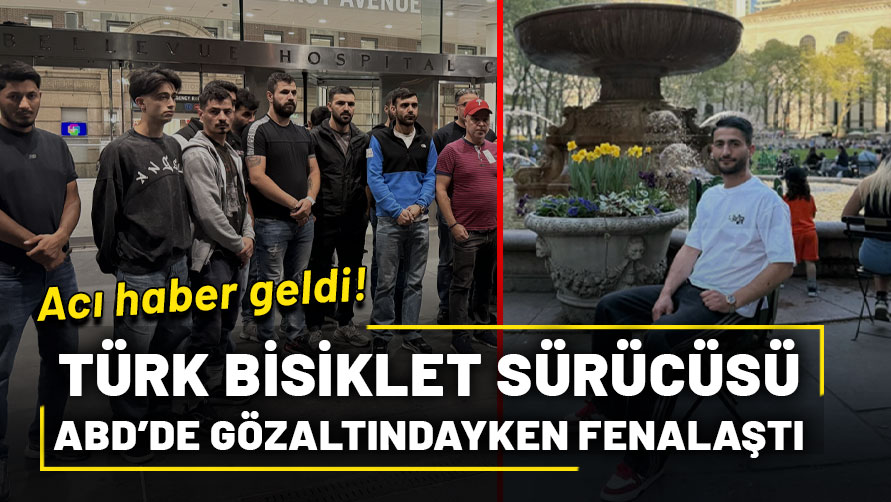 Türk bisiklet sürücüsü ABD'de gözaltındayken fenalaştı: Acı haber geldi!