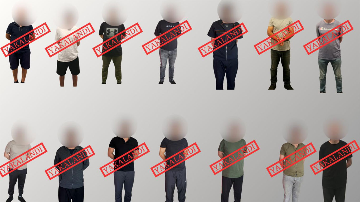 Bizden kaçamayacaklar diyerek duyuruldu: Uluslararası operasyonla 14 firari yakalandı