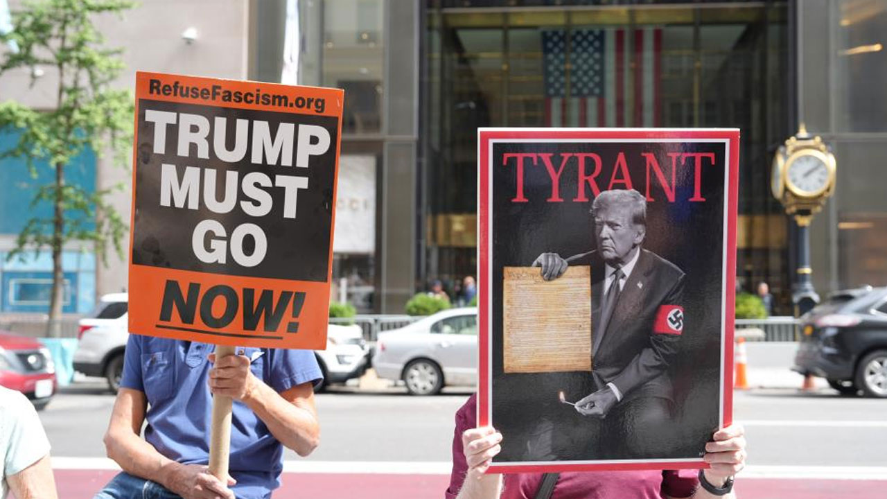 ABD’de Trump karşıtı gösteriler yapıldı!