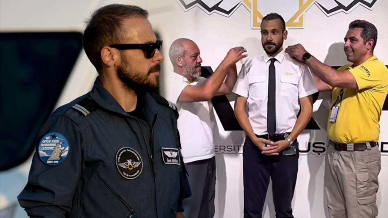 Oyuncu Ümit Erdim uçak pilotu oldu!