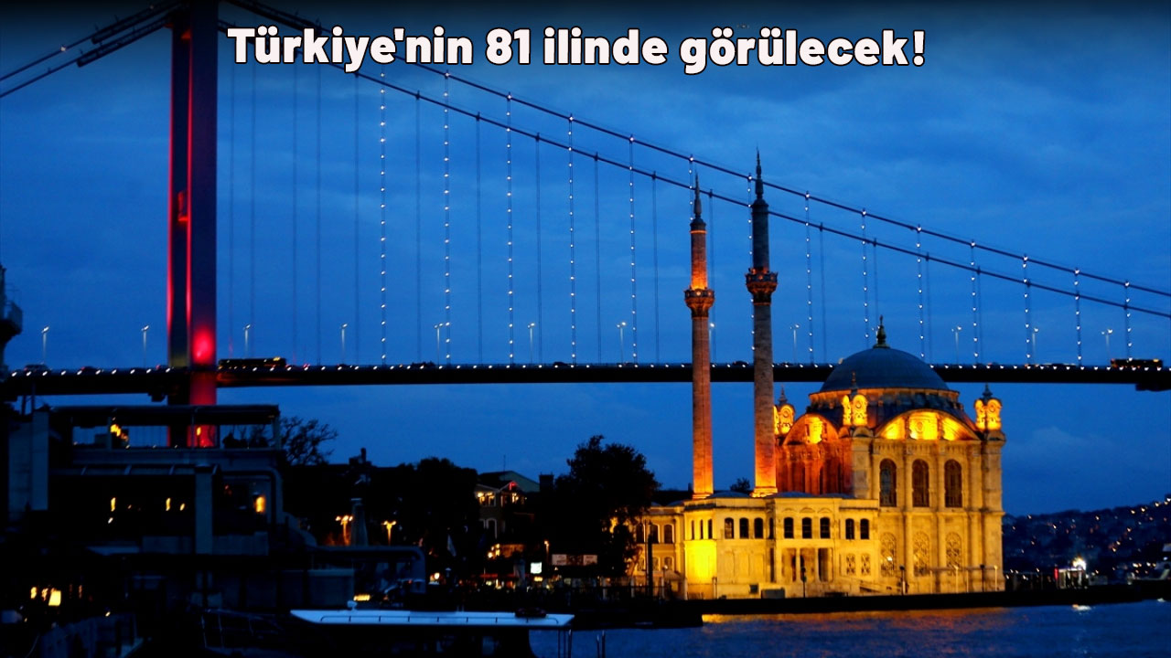 Türkiye'nin 81 ilinde görülecek! 7 Eylül Pazar akşamı gökyüzüne bakın