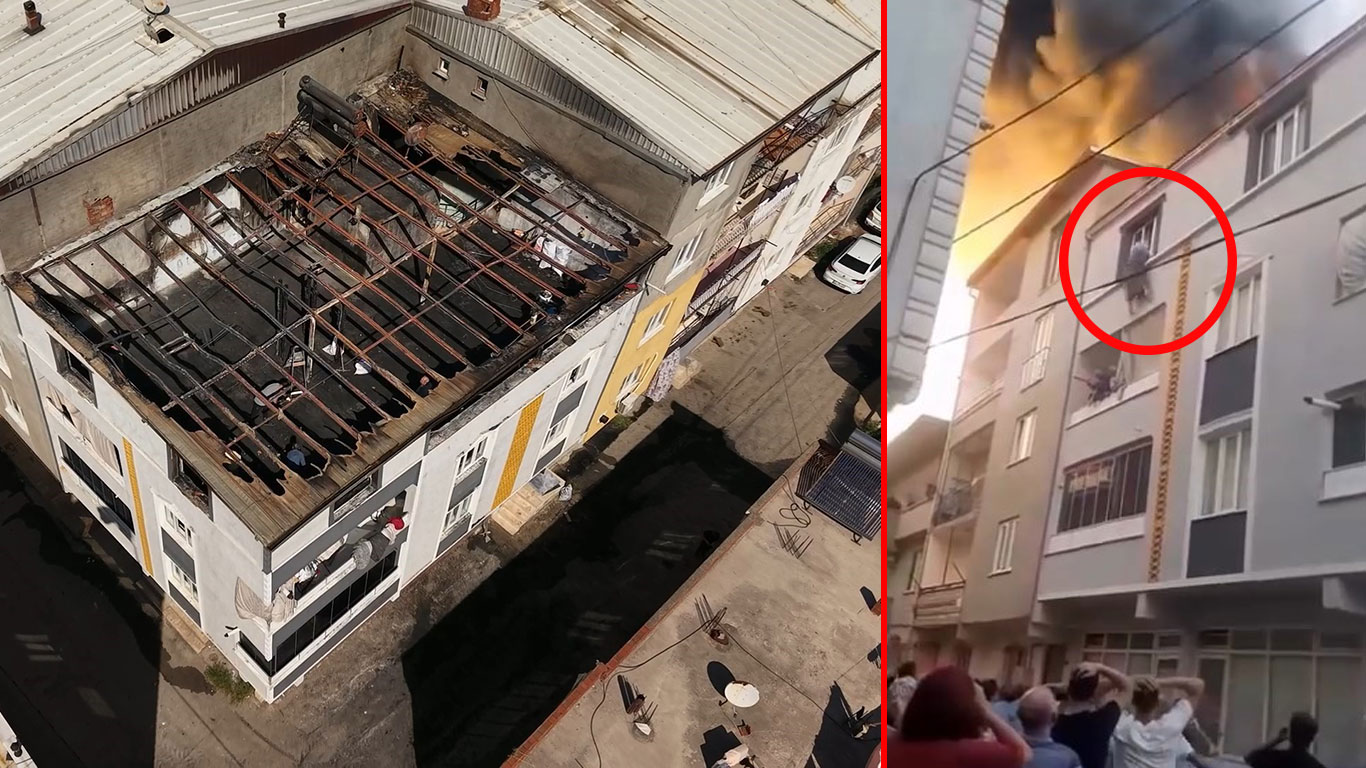 Babaanne ve torunu yangından atlayarak kurtulmuştu! Yaşlı kadının kardeşi Ekol TV'ye konuştu