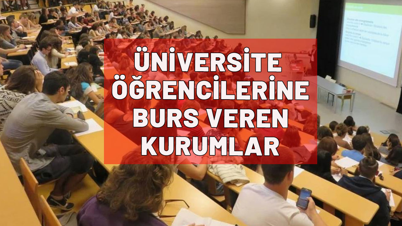 ÜNİVERSİTE ÖĞRENCİLERİNE BURS VEREN KURUMLAR| Hangi kurumlar ne kadar burs veriyor?