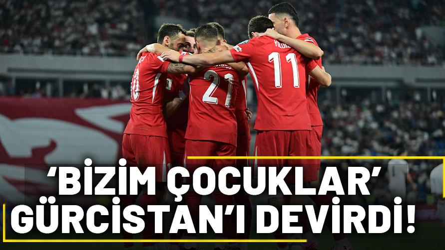 'Bizim Çocuklar' Gürcistan'ı devirdi!