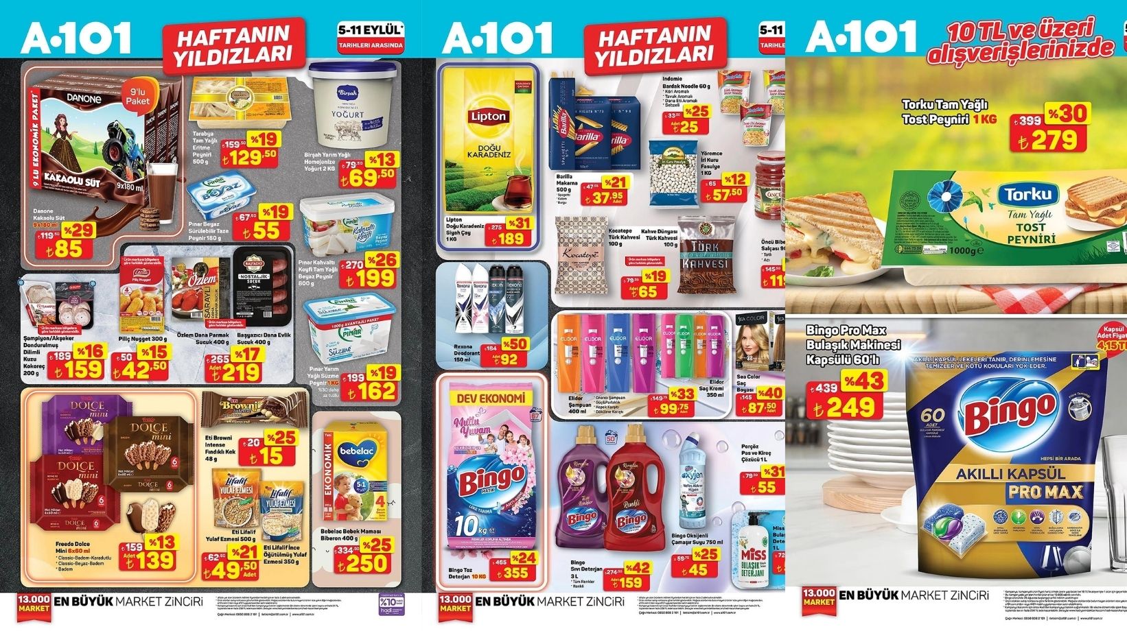 A101'e çay, sucuk ve peynir büyük indirimlerle geliyor: A101 5-11 Eylül indirim kataloğu yayımlandı!