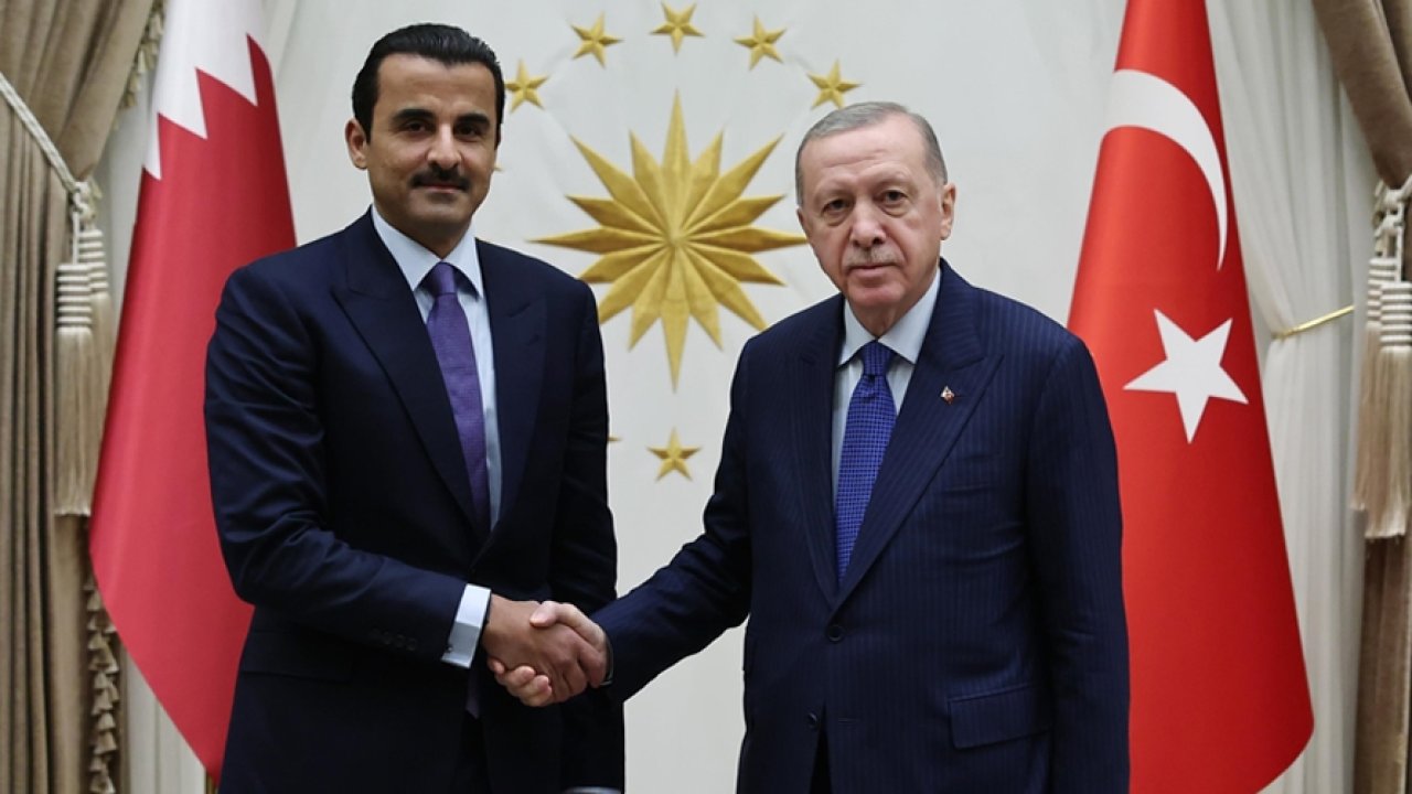 Cumhurbaşkanı Erdoğan Katar Emiri Al Sani ile görüştü!