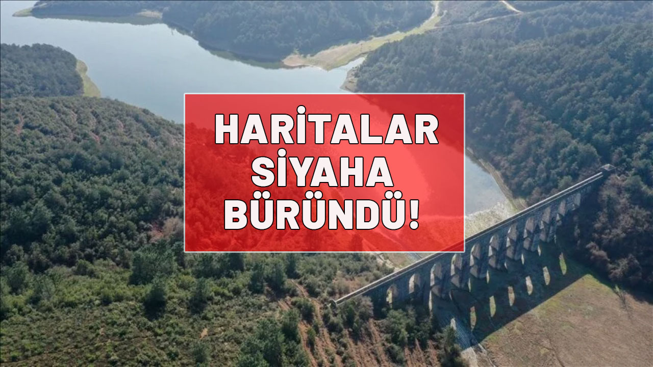 Haritalar siyaha döndü! İstanbul'da su krizi büyüyor: İSKİ 11 Eylül baraj doluluk oranlarını açıkladı!