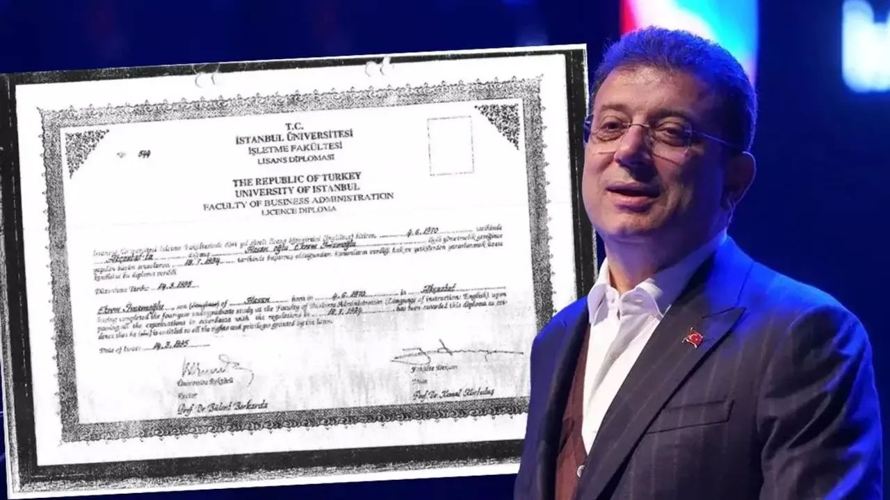 Ekrem İmamoğlu’nun diploma davası başladı!