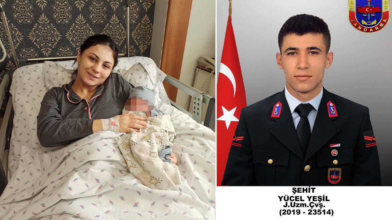 2 gün önce şehit olmuştu! Bugün doğan oğluna şehit babasının adı verildi