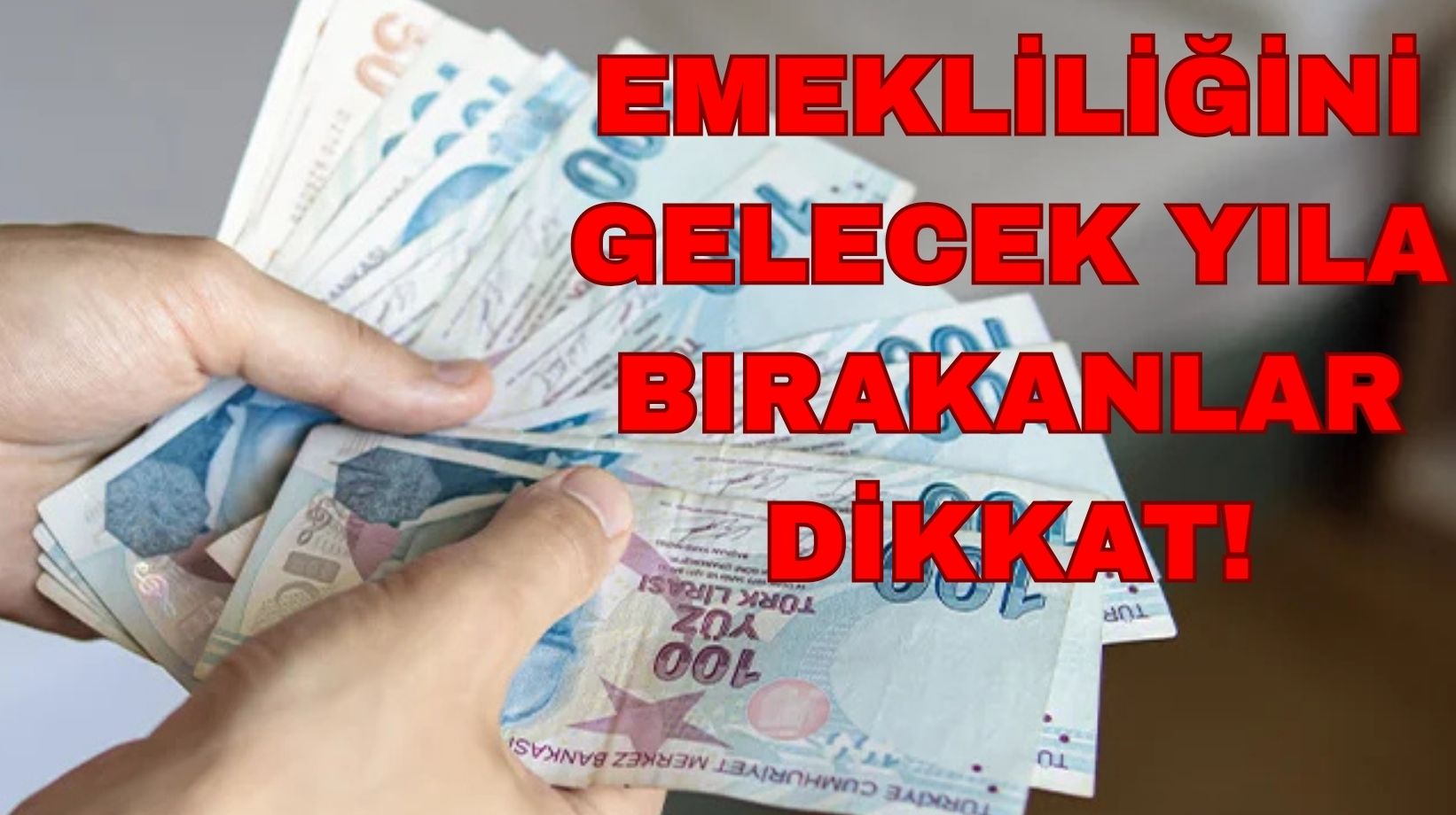 3 ay boyunca başvuru yapmayan emeklinin emekli maaşı ömür boyu maaşı düşük kalacak!