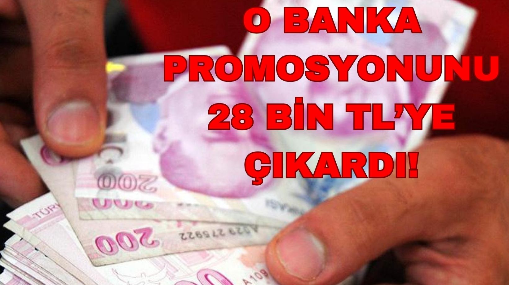 O bankadan emekliye bomba haber: Emekli promosyonunu 28 bin TL'ye çıkardı!