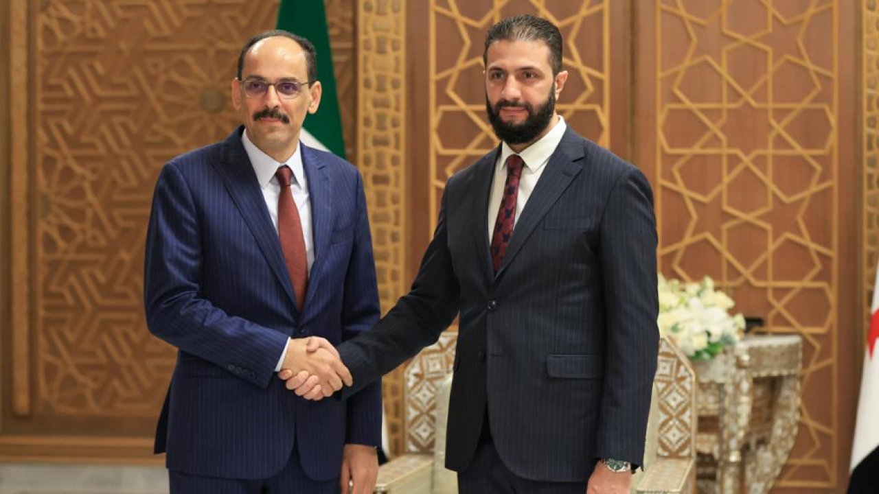 MİT Başkanı İbrahim Kalın, Ahmed Şara ile görüştü: Suriye’ye destek mesajı!