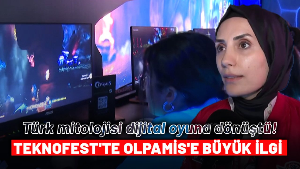 Teknofest’te Türk mitolojisinden ilham alan 'Olpamis' oyunu tanıtıldı!