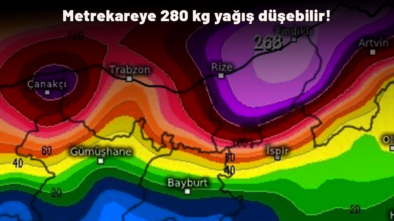 Uyarı üstüne uyarı geldi: Metrekareye 280 kg yağış düşebilir!
