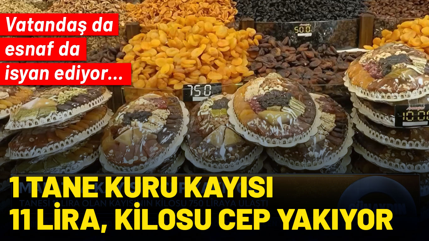 Don kayısıyı vurdu, Malatya’da fiyatlar el yakıyor: 1 tane kuru kayısı 11 lira oldu