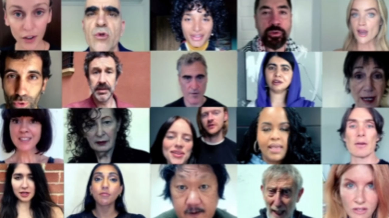 Dünyaca ünlü isimlerden Filistin için ortak mesaj: Katliam dursun!