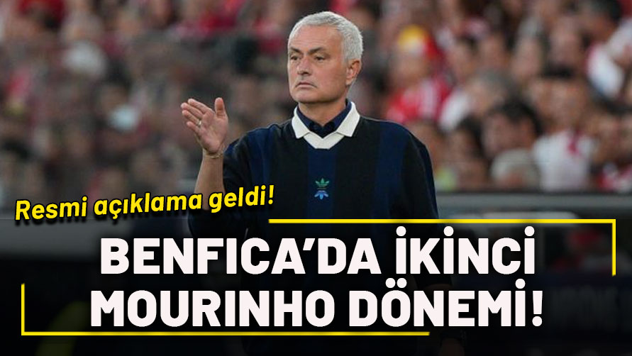 Resmi açıklama geldi: Benfica'da ikinci Jose Mourinho dönemi başladı!