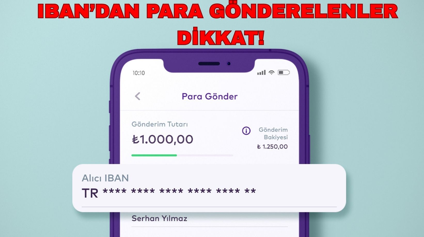 IBAN'dan sakın bu saatte para göndermeyin!