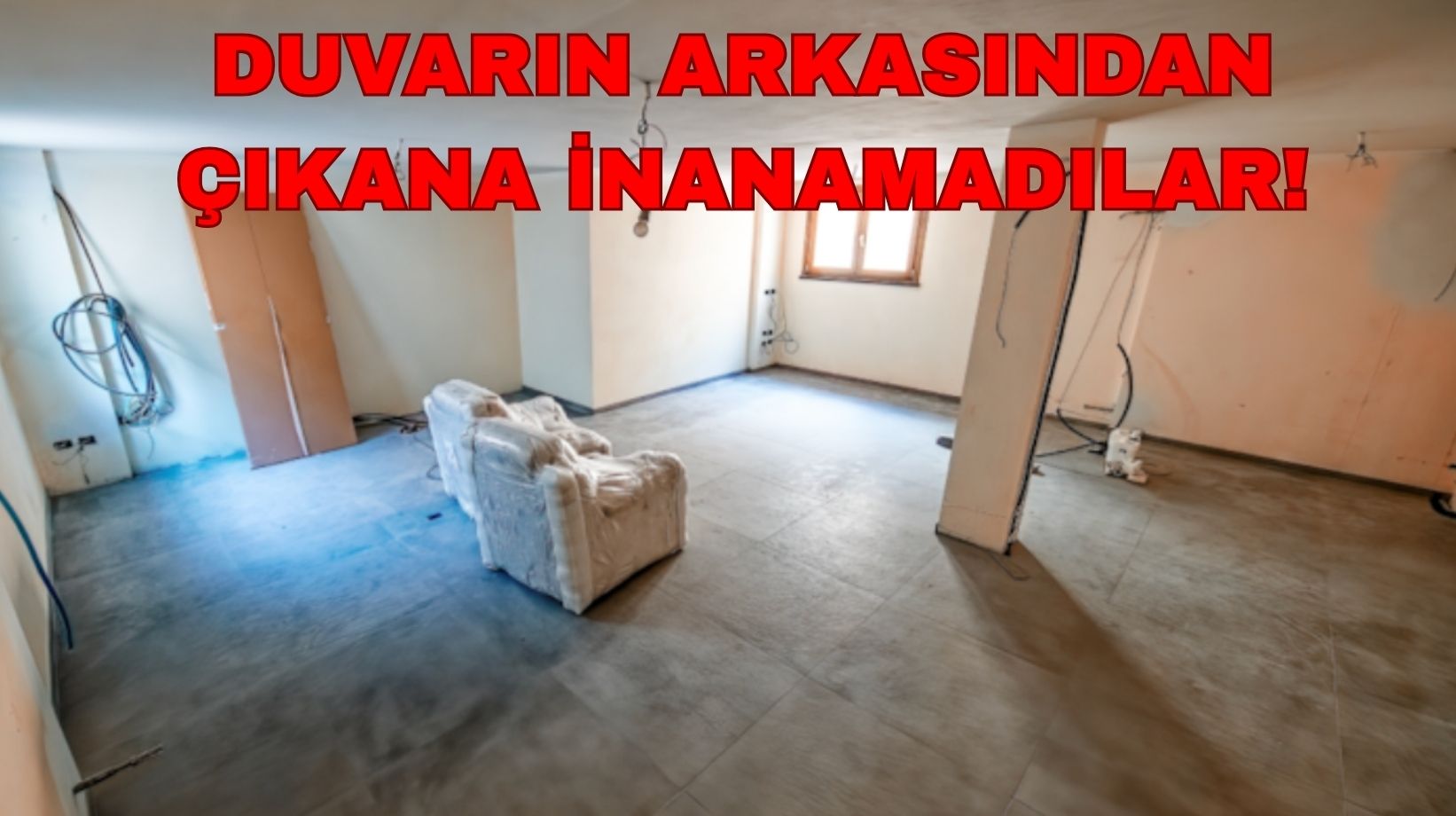 Aldıkları yeni evi tadilat eden aile duvarın içinden çıkanla hayrete düştü!