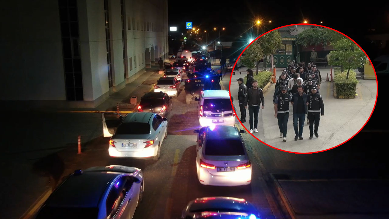 Eskişehir merkezli dev operasyon: 10 şüpheli yakalandı