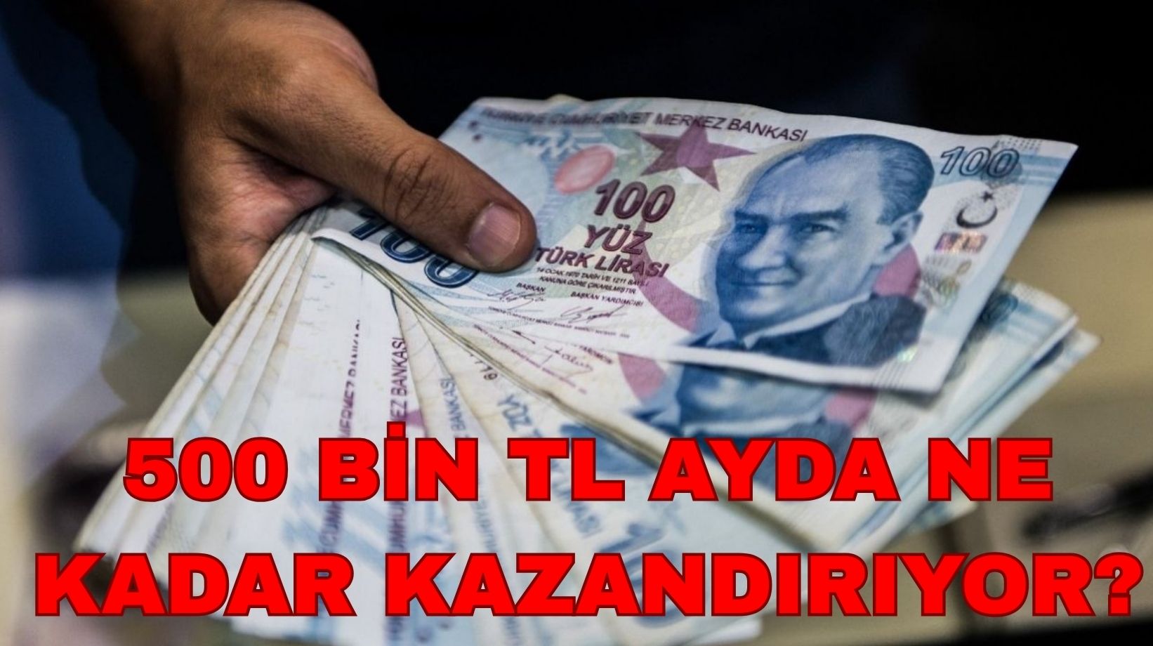 Faiz indirimi sonrası mevduat faizlerinde son durum ne? 500 bin TL'nin aylık getirisi belli oldu!