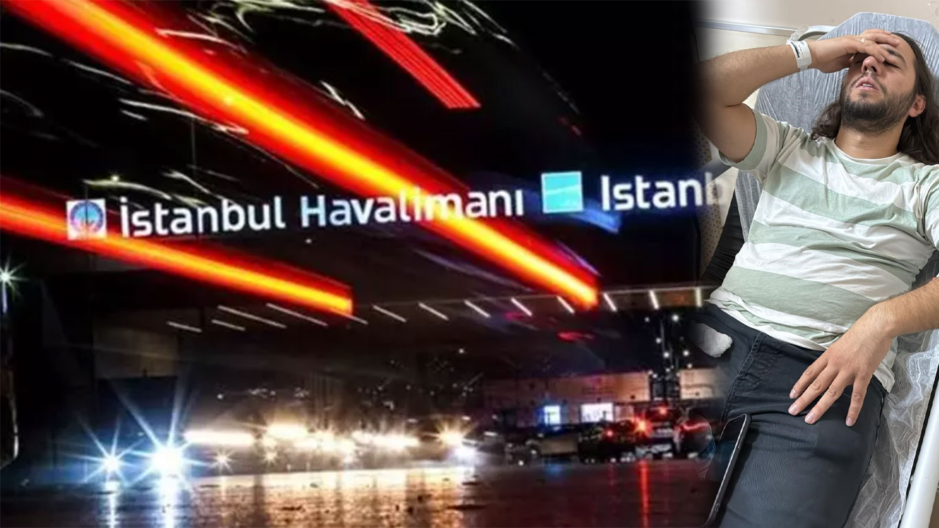 İstanbul Havalimanı'nda taksiciler yolcu için birbirine girdi! İki yaralı var, 100 taksici bölgeye geldi