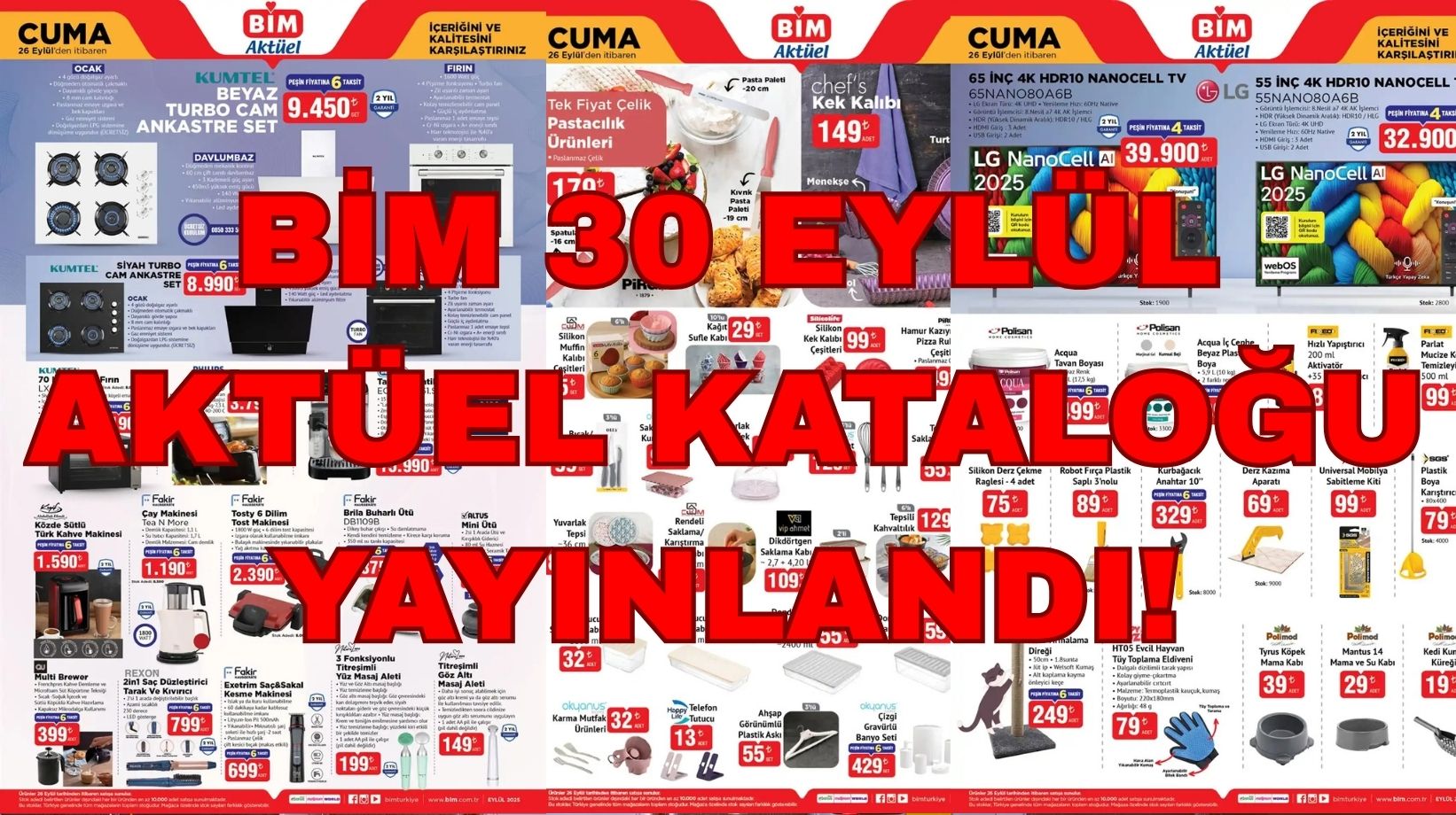 BİM Eylül ayını bomba gibi kapatıyor: BİM 30 Eylül aktüel kataloğu yayımlandı. İndirimleri kaçıran çok üzülür!