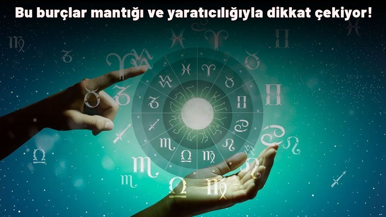 Bu burçlar mantığı ve yaratıcılığıyla dikkat çekiyor!