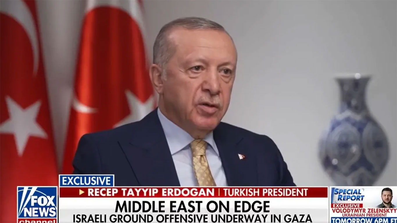 Erdoğan Fox News'e röportaj verdi: Gazze’de yaşananlar bir soykırım
