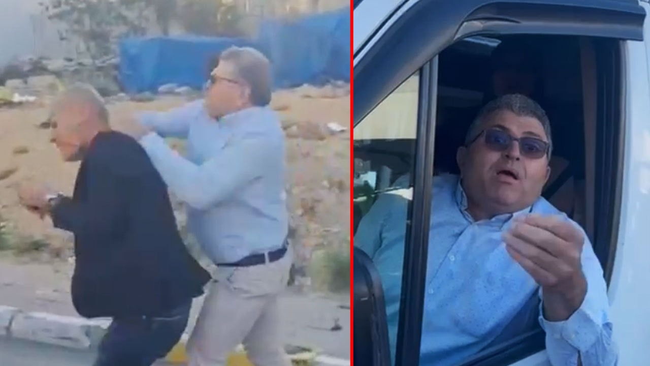 Araçta fazla öğrenci taşıdığı tespit edildi: Servis şoföründen gazeteciye yumruklu saldırı!