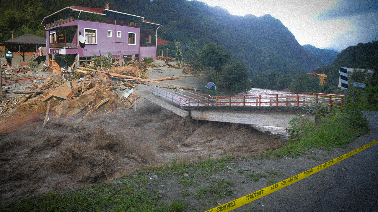 Rize'de faciadan dönüldü! Kritik tahliye kararı olası can kayıplarını önledi