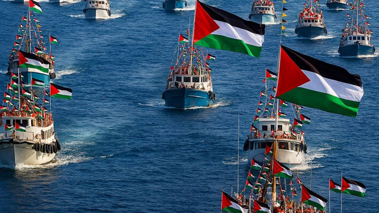 Sumud Filosu saldırıya uğradı: İtalyan donanması korumak için yola çıktı!