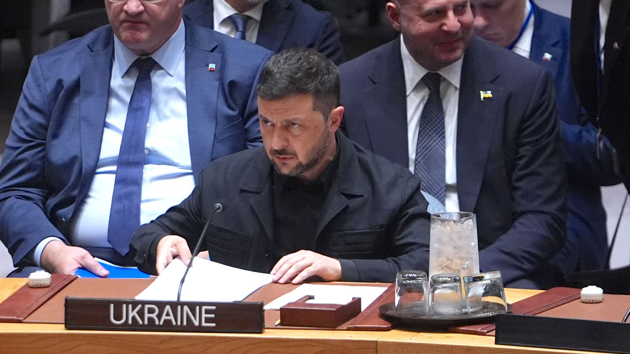 Zelenski'den BM'de kritik açıklamalar: Uluslararası hukuk bizi korumuyor!