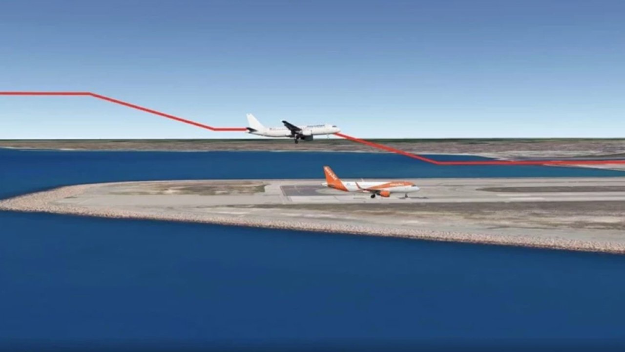 Havalimanında korku dolu anlar: Kaza son saniyede engellendi!