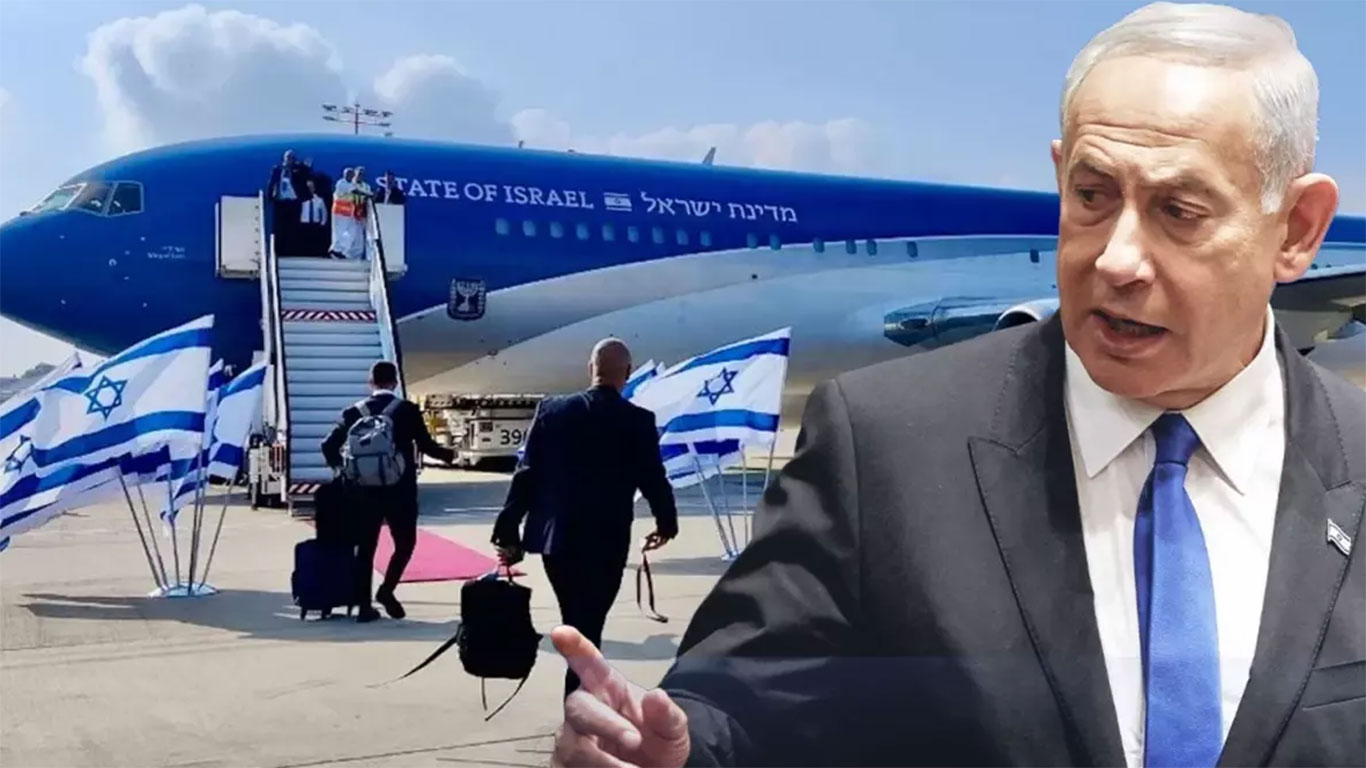 Tutuklama korkusu Netanyahu'ya rota değiştirtti: ABD'ye farklı rota ile gitti