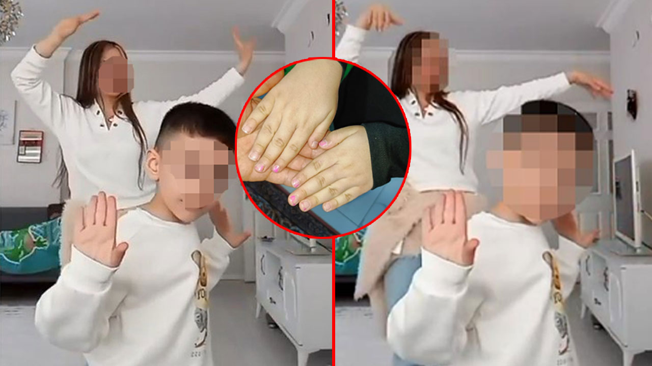 Bir TikTok skandalı daha! Ellerine oje sürdüğü oğlunu dans ettirdi: Baba oğlu için velayet davası açtı