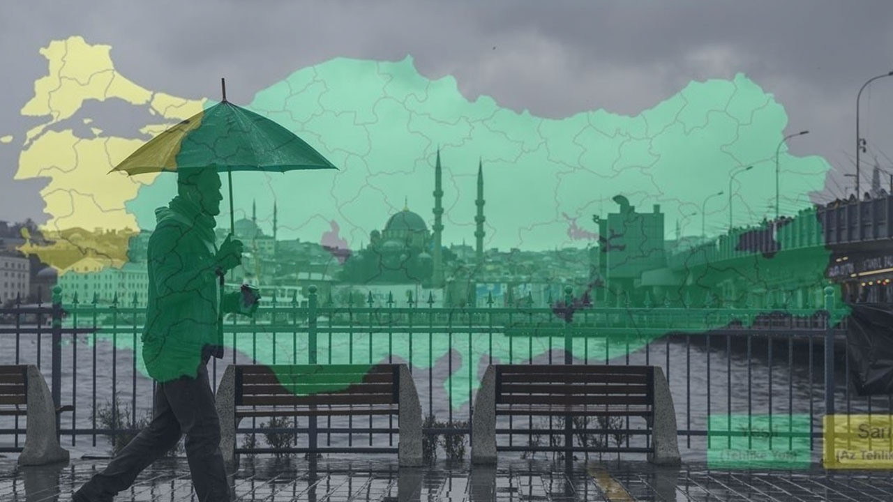 Meteoroloji sağanağın başlayacağı saati verdi: Şemsiyesiz sakın dışarı çıkmayın!