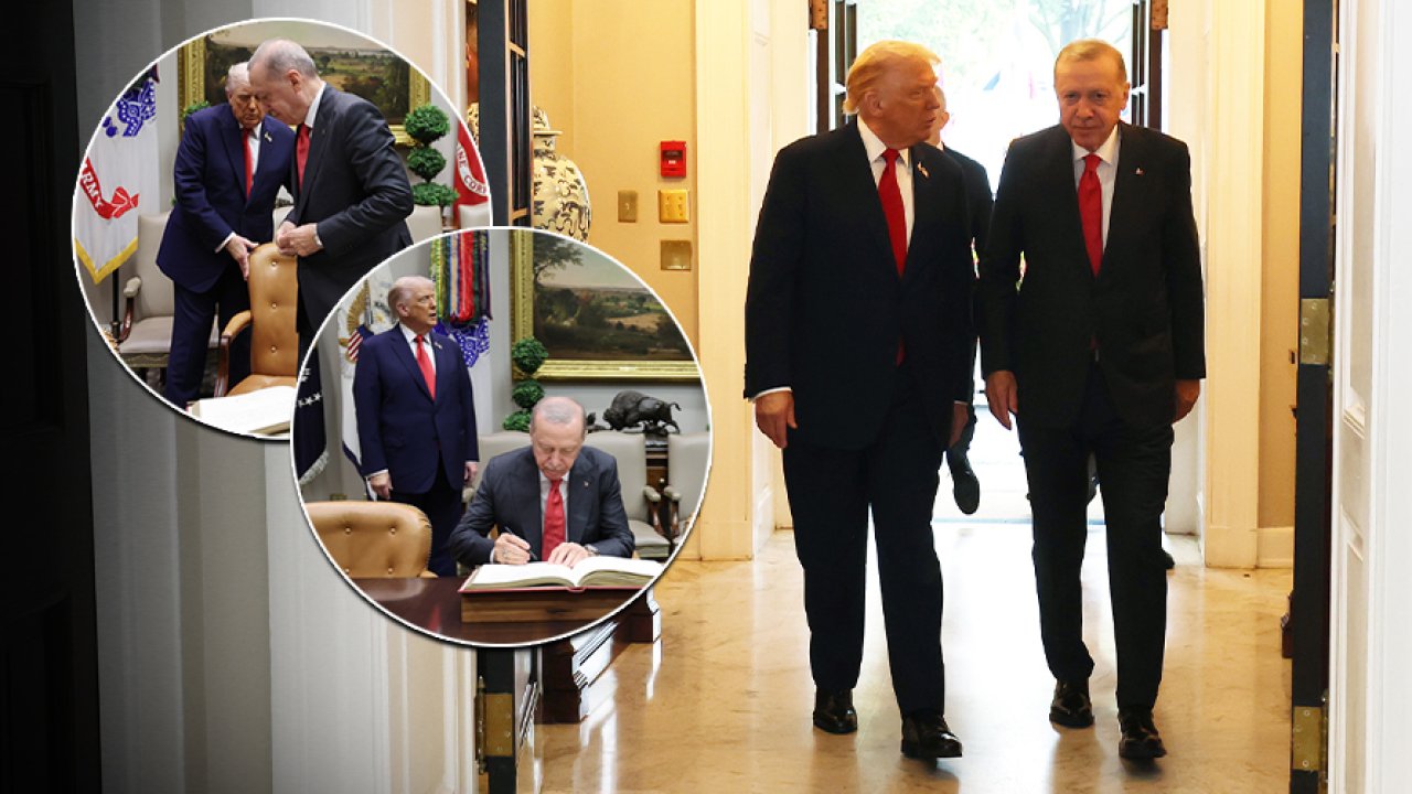 Beyaz Saray'da tarihi anlar: Trump'ın nezaketi gündem oldu!