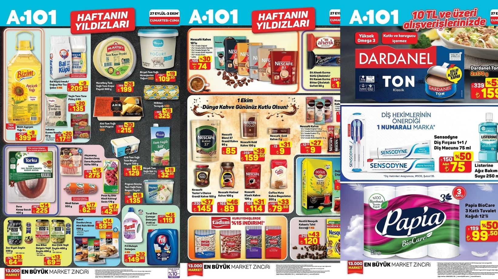 A101'de bomba indirimler bugün başladı! Sucuk, peynir ve şekerde şok indirimler