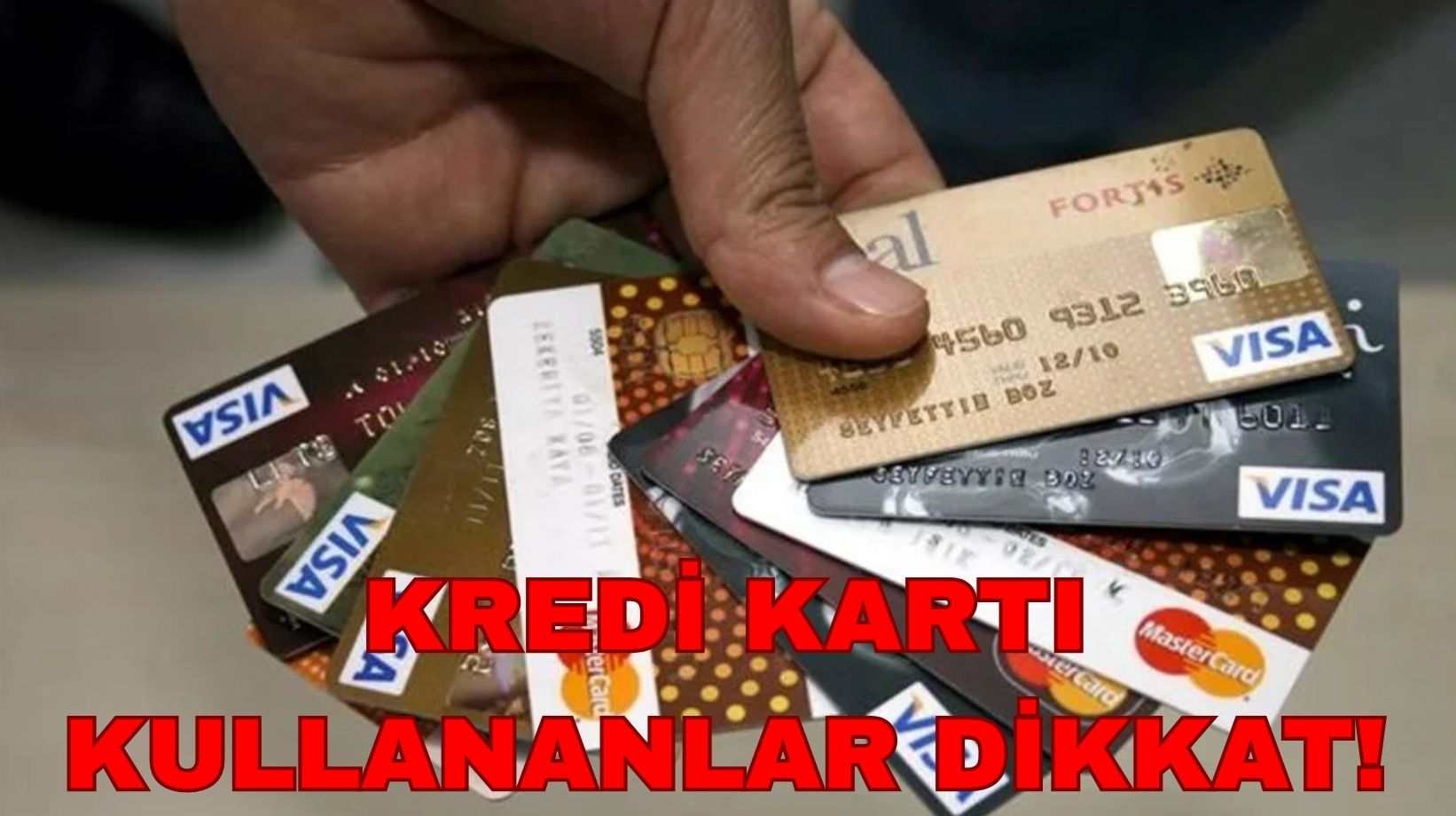 Kredi kartı olan herkesi ilgilendiriyor: Kredi kartı faizleri çarşamba günü değişiyor!