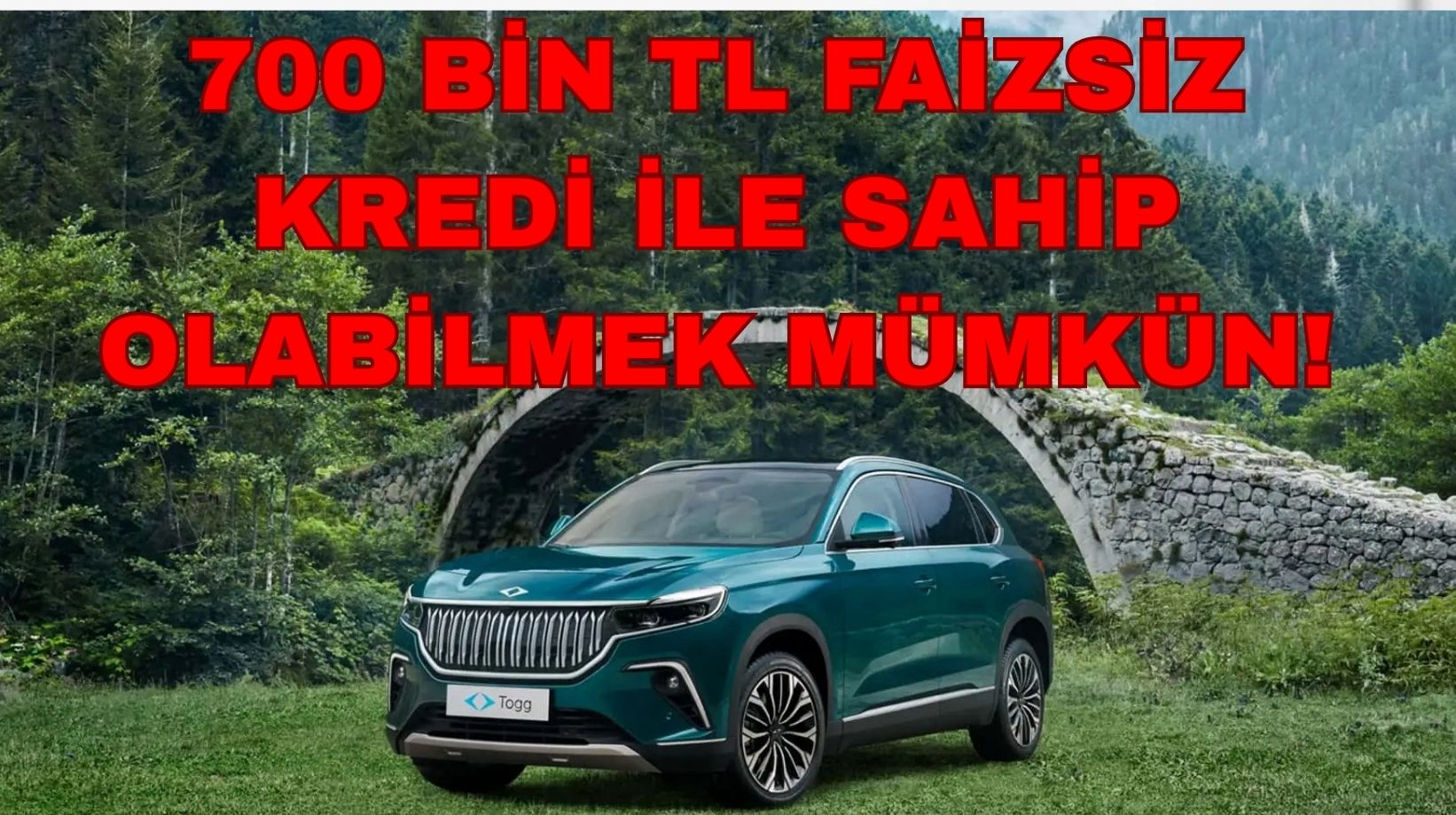 TOGG sahibi olmayı isteyenler hemen baksın: TOGG T10X ve T10F için 700 bin TL faizsiz kredi kampanyasını başlattı!