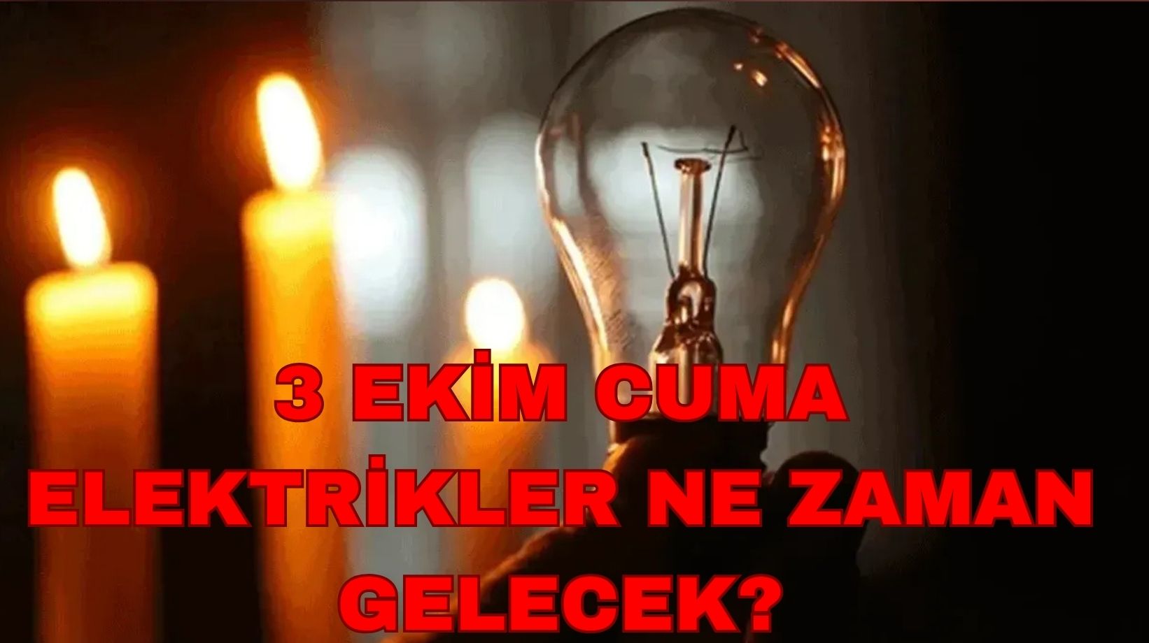 Mumları hazır edin: Karanlığa gömüleceksiniz: BEDAŞ 3 Ekim Cuma elektrik kesintisi yaşayacak ilçeleri sıraladı