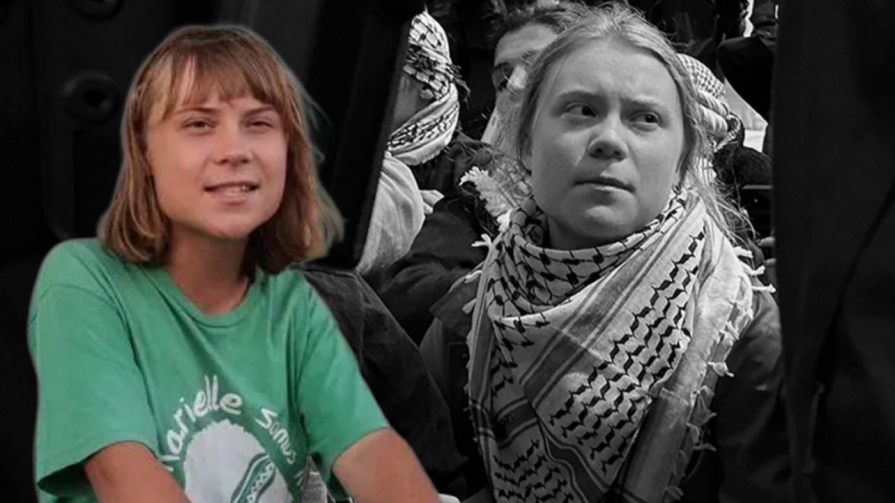 Sumud Filosu'ndaki Greta’ya işkence: İsrail bayrağını öptürdüler!