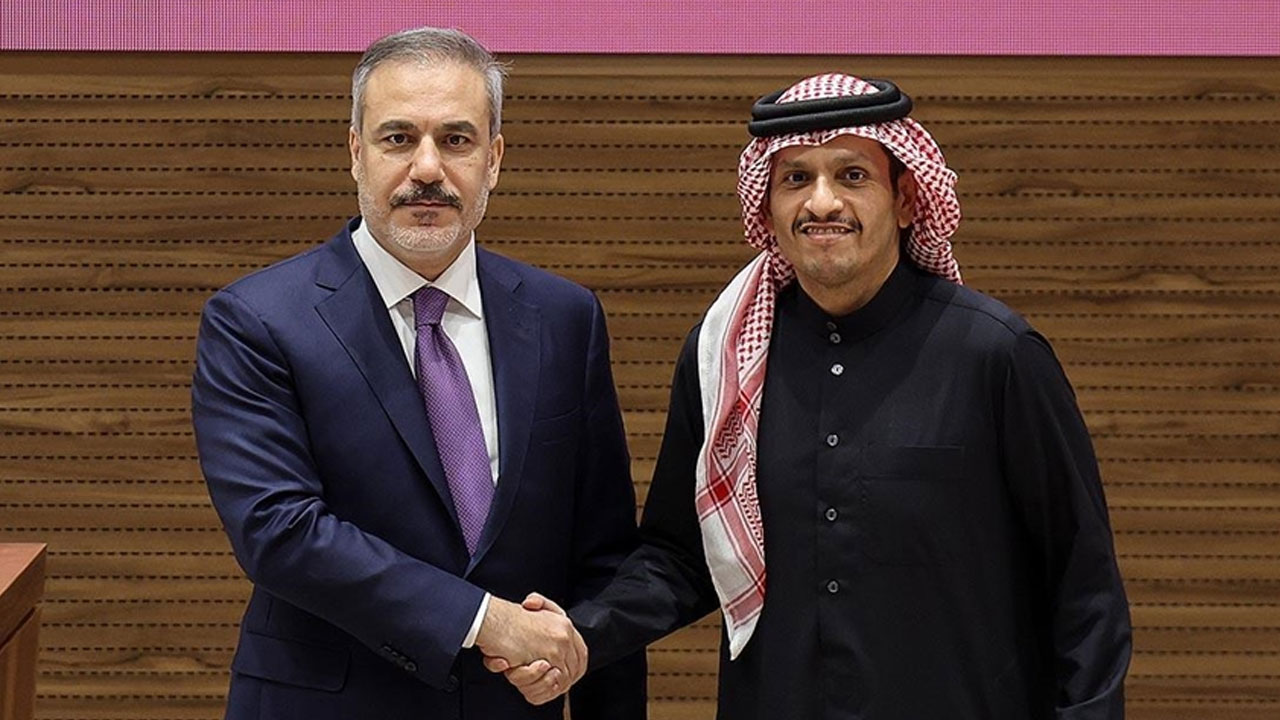 Dışişleri Bakanı Fidan'dan Gazze diplomasisi: Katar Başbakanı Al Sani ile görüştü
