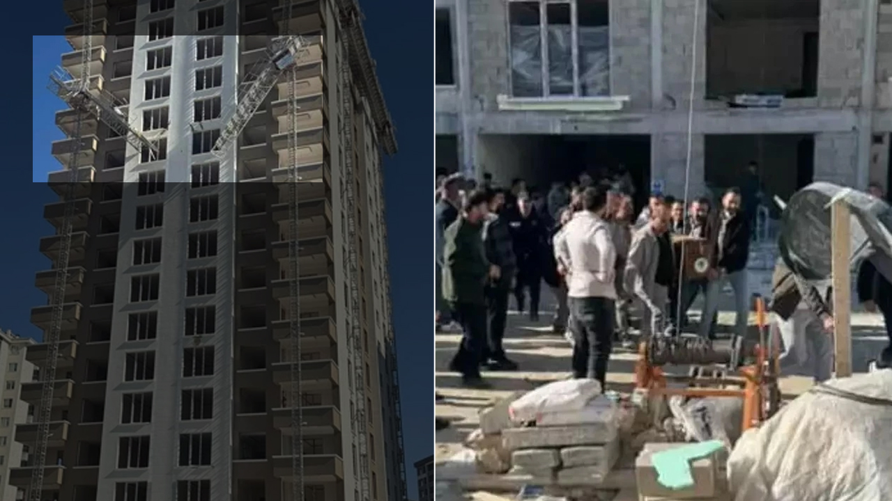 Mamak'ta inşaat kazası: Yük asansörü ikiye bölündü, iki işçi yaşamını yitirdi