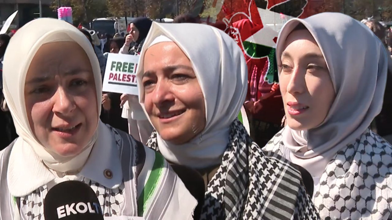'Gazze İçin Sessiz Çığlık’ eylemi: Binlerce kadın tek yürek oldu!